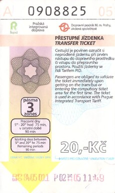 Bilet Praga 20