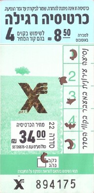 Bilety Ogólnokrajowe z Izraela