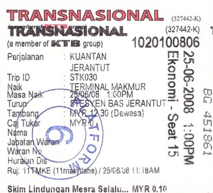 Bilet Malezja Komunikacja Międzymiastowa