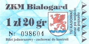 Bilet Białogard