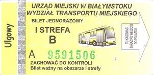 Bilet Białystok