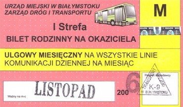 Bilet Białystok