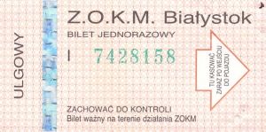 Bilet Białystok