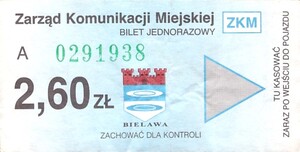 Bilet Bielawa 2,60