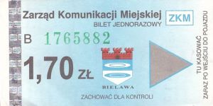 Bilet Bielawa 1,70