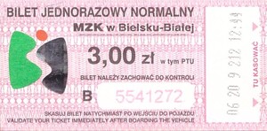 Bilet Bielsko Biała