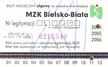 Bilet Bielsko Biała
