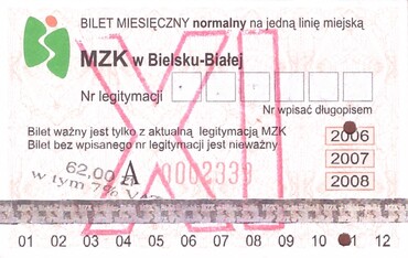 Bilet Bielsko Biała