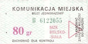 Bilet Bielsko Biała 80