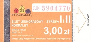 Bilet Bydgoszcz 3,00