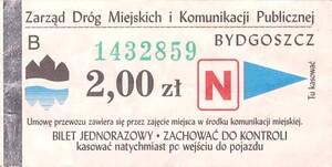 Bilet Bydgoszcz
