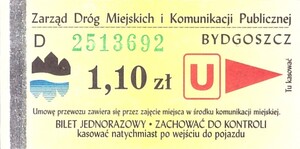 Bilet Bydgoszcz