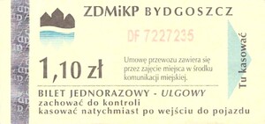 Bilet Bydgoszcz 1,10