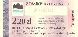 Bilet Bydgoszcz 2,20