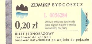 Bilet Bydgoszcz 0,20
