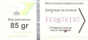 Bilet Chełm
