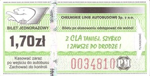 Bilet Chełm 1,70