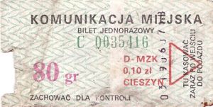 Bilet Cieszyn 80