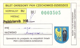 Bilet Czechowice Dziedzice