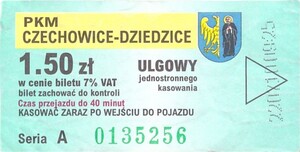Bilet Czechowice Dziedzice