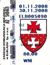 Bilet Elbląg