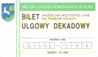 Bilet Ełk