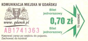 Bilet Gdańsk 25/2500