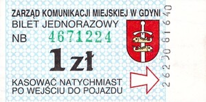 Bilet Gdynia 1