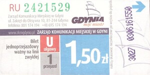 Bilet Gdynia 1,50