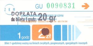 Bilet Gdynia 2 przebitka