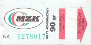 Bilet Gorzów Wielkopolski 90