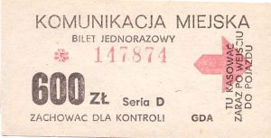 Bilet Gorzów Wielkopolski 600