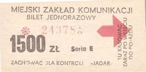 Bilet Gorzów Wielkopolski 1500