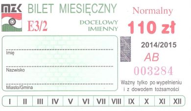 Bilet Jastrzębie Zdrój