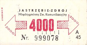 Bilet Jastrzębie Zdrój