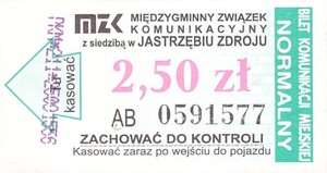 Bilet Jastrzębie Zdrój