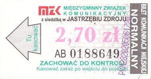 Bilet Jastrzębie Zdrój