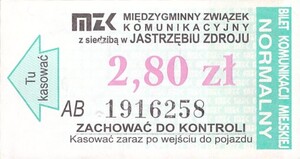 Bilet Jastrzębie Zdrój