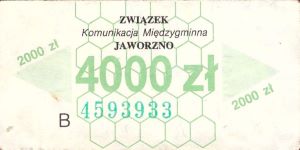 Bilet Jaworzno 4000