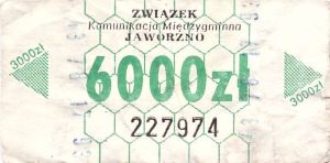Bilet Jaworzno 6000