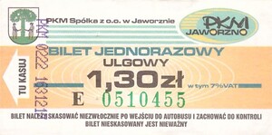 Bilet Jaworzno 1,30