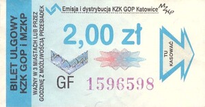 Bilet Katowice 2,00