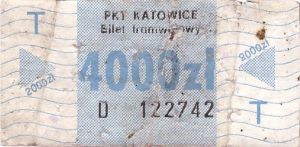Bilet Katowice 4000