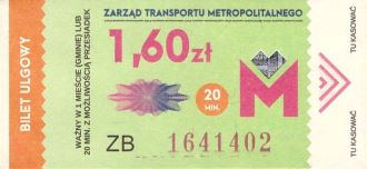 Bilet Katowice 1,60 M