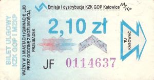 Bilet Katowice 2,10