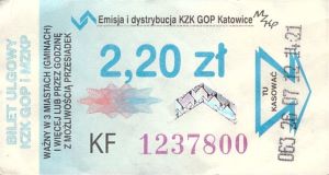 Bilet Katowice 2,20
