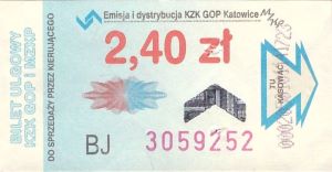 Bilet Katowice 2,40