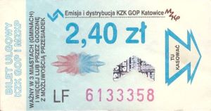 Bilet Katowice 2,40