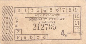 Bilet Katowice 4