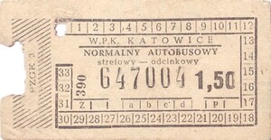 Bilet Katowice 1,50